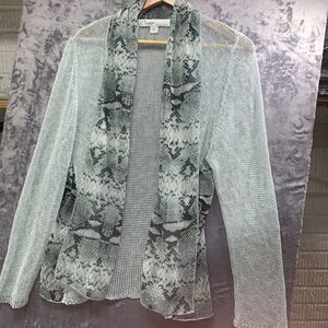 Curio New York Sweater Womens XL  Minty Green‎ CardiganCottage Core